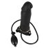 You2Toys Inflatable Strap-On - duté silikonové dildo (černé)