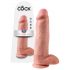 King Cock 12 veliki dildo sa testisima (30 cm) - prirodna boja