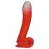 Jolly dildo (17cm) - crvena boja