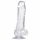 You2Toys Crystal Clear Dong with Suction base - gelové realistické dildo