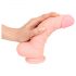 Medical - medicinski silikon dildo (20cm) - prirodna boja