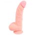 Medical - medicinski silikon dildo (20cm) - prirodna boja