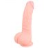 Medical - medicinski silikon dildo (20cm) - prirodna boja