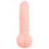 Medical - medicinski silikon dildo (20cm) - prirodna boja