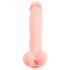 Medicinski silikon dildo (24cm) - prirodna boja