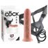 King Cock Strap-on 8 - prirodni dildoset za vezivanje