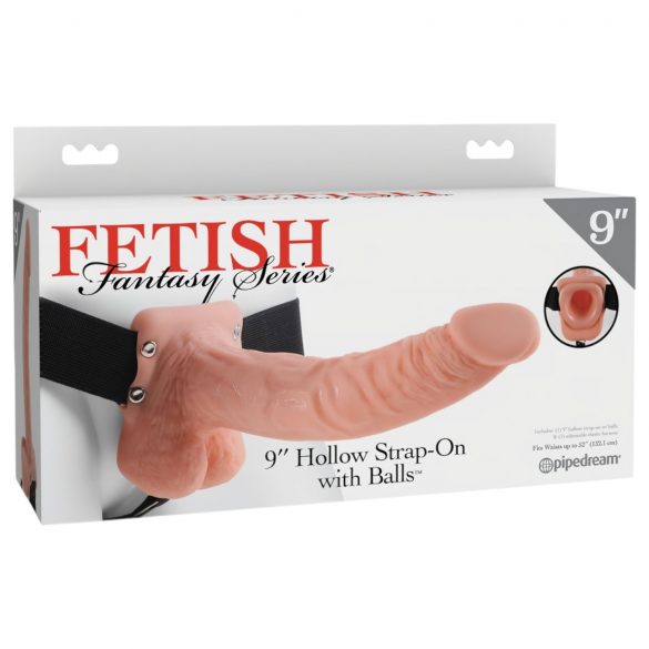 Fetiš Strap-on 9 - podesivi dildo (prirodan)