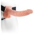 Fetiš Strap-on 9 - podesivi dildo (prirodan)