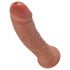 King Cock 8 dildo (20 cm) - tamna prirodnost