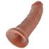 King Cock 8 dildo (20 cm) - tamna prirodnost