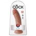 King Cock 8 dildo (20 cm) - tamna prirodnost