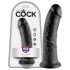 King Cock 8 dildo (20 cm) - černá