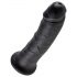 King Cock 20 cm crni dildo