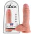 King Cock kraljevski dildo 20cm - prirodan