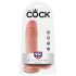 King Cock kraljevski dildo 20cm - prirodan