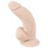 Nature Skin small bendable dildo - realistické dildo s přísavkou - tělová barva (malé)