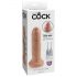 King Cock 6 - Realističan dildo (15 cm) - prirodna boja