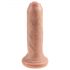 King Cock 6 - Realističan dildo (15 cm) - prirodna boja