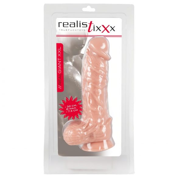 realistixxx Giant XXL - prirodni dildo (32cm)