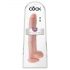 King Cock 14 veliki dildo sa testisima (35cm) - prirodni kolor