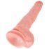 King Cock 14 veliki dildo sa testisima (35cm) - prirodni kolor