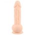 Silexd 9,5 - Dildo s bazom - 24cm (prirodna boja)