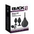 Black Velvet - analni set čepića (4 delova) - crni