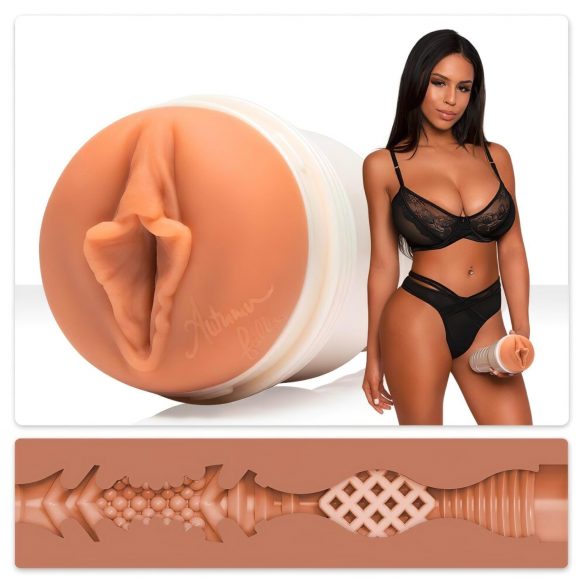 Fleshlight Autumn Falls Cream - realistická vagína (přírodní)