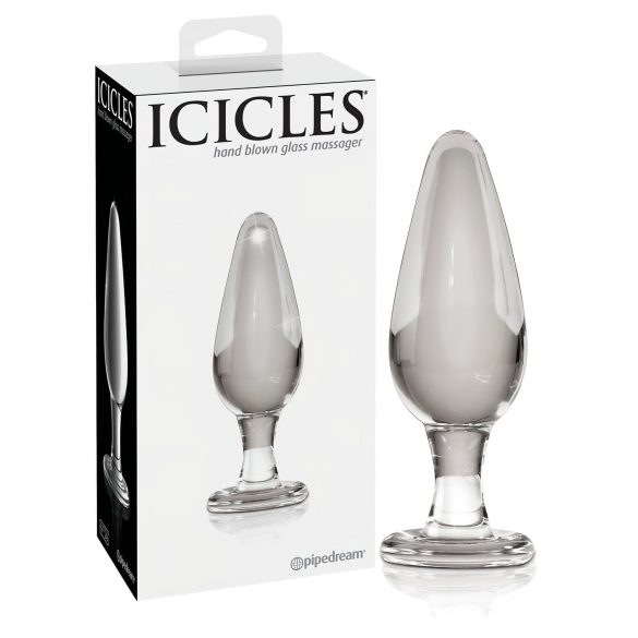 Icicles No. 26 - stakleni analni plug, providan