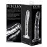 Icicles No. 62 - Stakleni dildo sa penis dizajnom (prozirni)