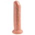 King Cock 7 - Realistični dildo (18cm) - prirodni