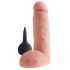 King Cock 8 - prirodni prskajući dildo (20cm)