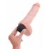 King Cock 8 - realistická stříkací dildo (20cm) - přírodní