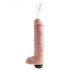 King Cock 10 – realistično prskajuće dildo (25cm) - prirodno