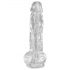 King Cock Clear 8 - realističan dildo s testisima (20cm)