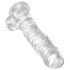 King Cock Clear 8 - realističan dildo s testisima (20cm)