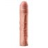 X-TENSION Perfect 3 - realistický návlek na penis (22,8cm) - přírodní