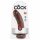 King Cock 8 dildo (20cm) - braon