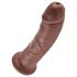 King Cock 8 dildo (20cm) - braon