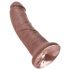 King Cock 8 dildo (20cm) - braon