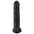 Kraljevski Dildo 15 sa Vakuum Baza, Crn (38cm)