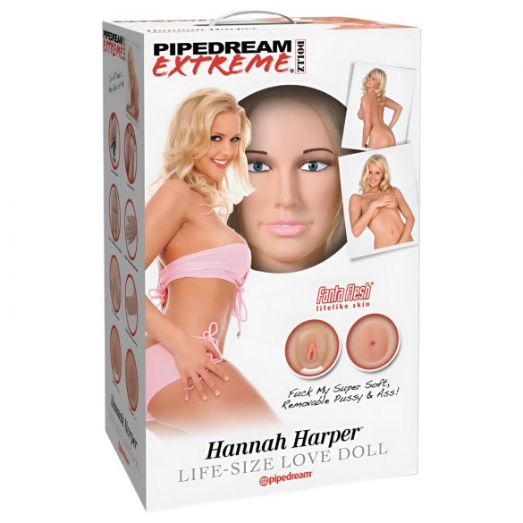 Pipedream Hannah Harper - realistična lutka sa 3D licem