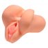 PDX Pick Your Pleasure Stroker - 2in1 - realistický masturbátor (přírodní)