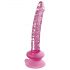 Icicles No. 86 - stakleni dildo sa penisom (pink)