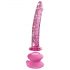 Icicles No. 86 - stakleni dildo sa penisom (pink)