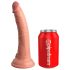 King Cock Elite 7 - realistični dildo sa vakumom (18cm) - prirodna boja