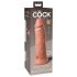 King Cock Elite 8 - připínací, realistické dildo (20 cm) - přírodní