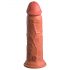 King Cock Elite 8 vakuumski dildo (20cm) - tamne boje