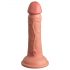 Kraljevski Elite 6 - Realistični vibrator 15cm (tamni prirodni)