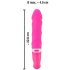 SMILE Soft - punjivi vibrator sa grejanjem (pink)